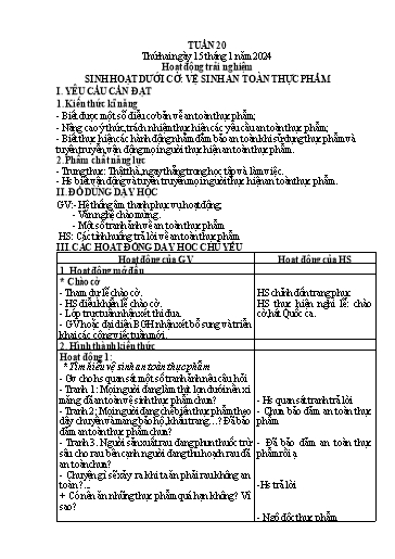 Kế hoạch bài dạy môn Tiếng Việt + Toán 1 - Tuần 20 (Thứ 2-4) - Năm học 2023-2024 - Trần Thị Thanh Hương
