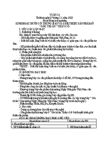 Kế hoạch bài dạy Tiếng Việt + Toán 1 - Tuần 13 - Năm học 2023-2024 - Nguyễn Thị Ánh Tuyết