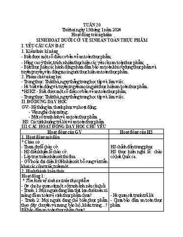 Kế hoạch bài dạy Tiếng Việt + Toán 1 - Tuần 20 (Thứ 2-4) - Năm học 2023-2024 - Nguyễn Thị Ánh Tuyết