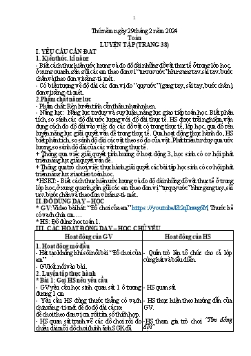 Kế hoạch bài dạy Tiếng Việt + Toán 1 - Tuần 24 (Thứ 5+6) - Năm học 2023-2024 - Nguyễn Thị Ánh Tuyết