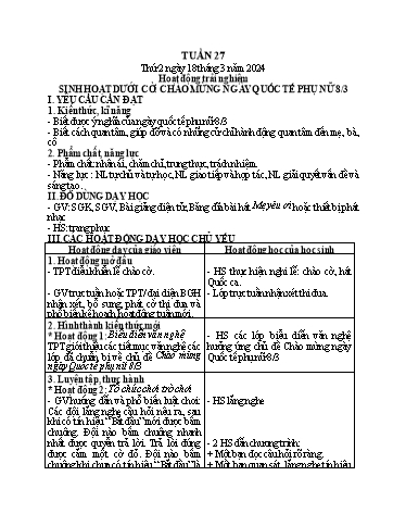 Kế hoạch bài dạy Tiếng Việt + Toán 1 - Tuần 27 - Năm 2023-2024 - Trần Thị Hồng Thúy