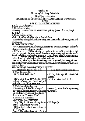 Kế hoạch bài dạy Tiếng Việt + Toán 1 - Tuần 28 (Thứ 2-4) - Năm học 2023-2024 - Trần Thị Thanh Hương